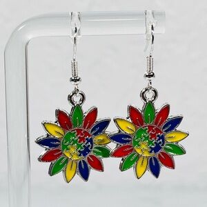 Autism Flower Earrings